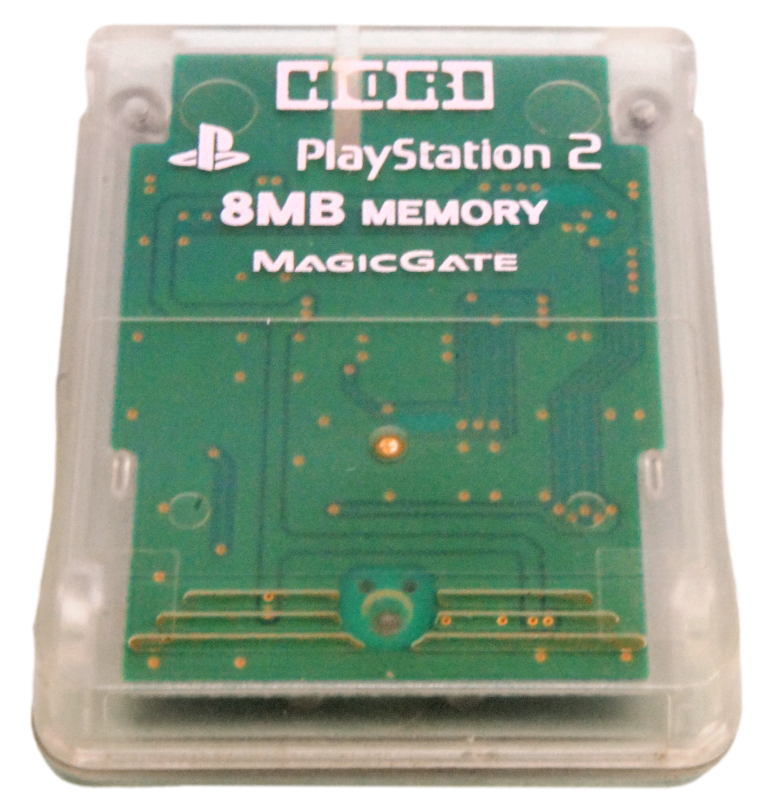 Clear Hori Magic Gate PS2 Memory Card PlayStation 2 8MB (Preowned)