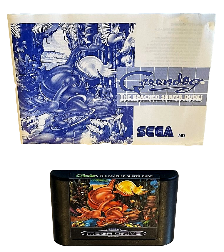 Greendog The Beached Surfer Dude Sega Mega Drive *Complete* (Pre-Owned)