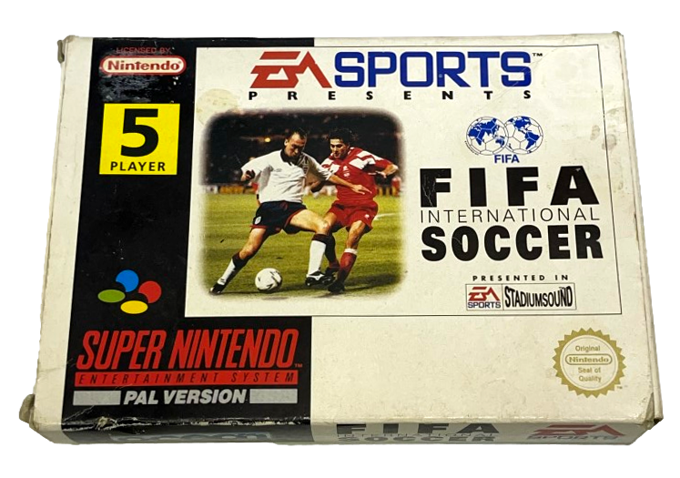 FIFA International Soccer Nintendo SNES Boxed PAL *No Manual* (Preowned)