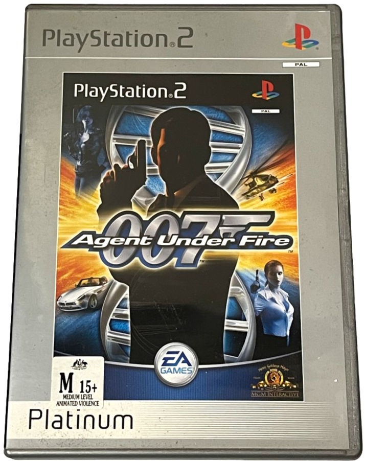 007 Agent Under Fire PS2 (Platinum) PAL *Complete*(Preowned)
