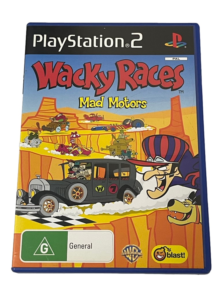 Wacky Races Mad Motors PS2 PAL *Complete* (Pre-Owned)