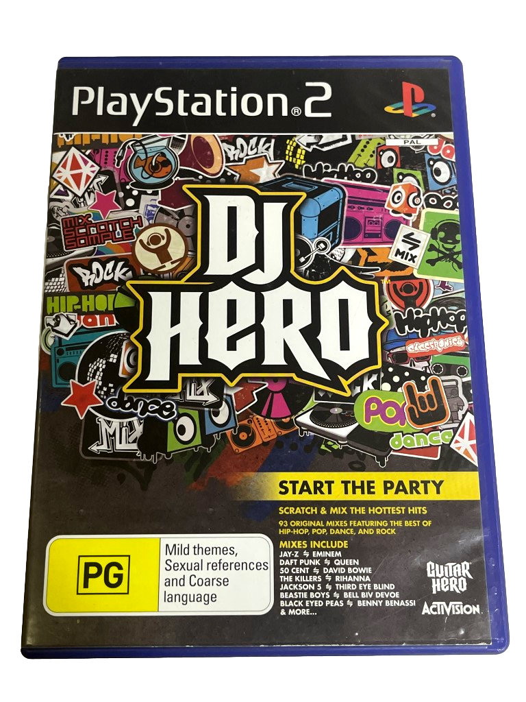 DJ Hero PS2 PAL *Complete* (Preowned)