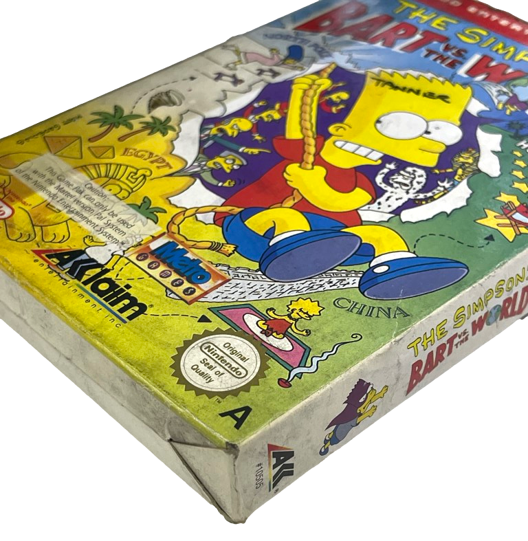 The Simpsons Bart Vs The World Nintendo NES Boxed PAL *No Manual* (Preowned)