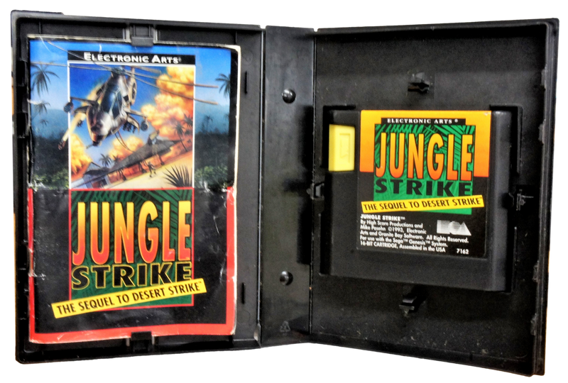 Jungle Strike The Sequel To Desert Strike Sega Mega Drive *Complete* (Pre-Owned)
