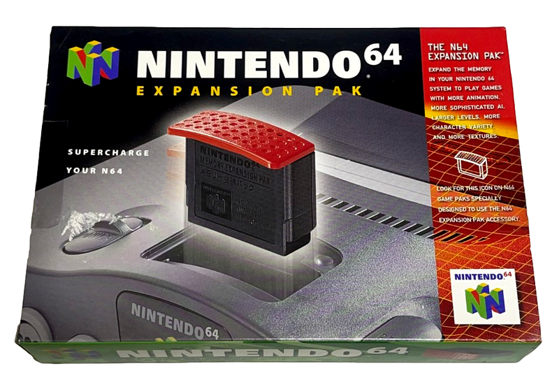 Expansion Pak Nintendo 64 N64 Boxed PAL *Complete with Puller*