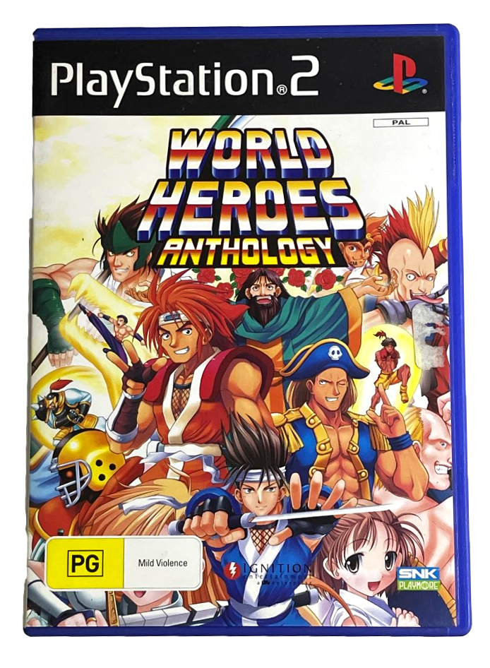 World Heroes Anthology PS2 PAL *No Manual* (Preowned)