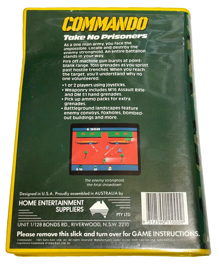 Commando Atari 2600 *Complete* (Preowned)