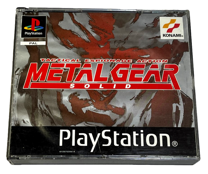 Metal Gear Solid PS1 PS2 PS3 PAL *Complete* (Silent Hill Demo) (Preowned)