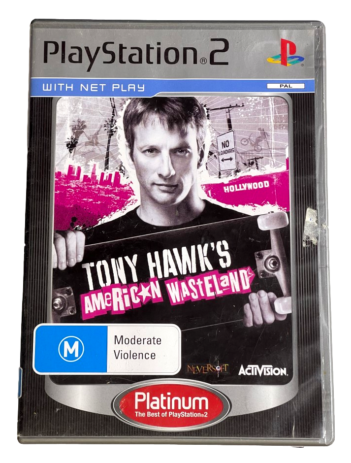 Tony Hawk's American Wasteland PS2 (Platinum) PAL *Complete* (Preowned)