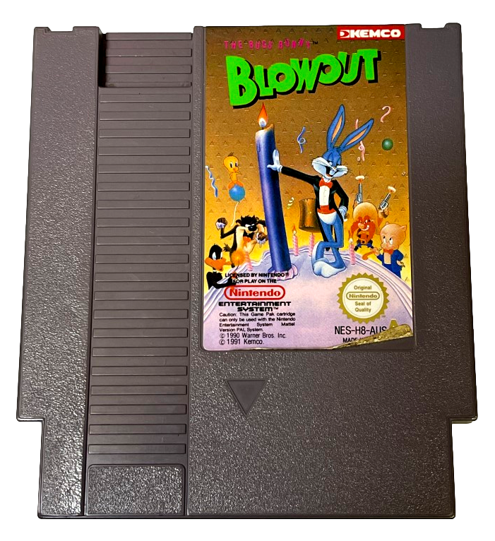 The Bugs Bunny Blowout Nintendo NES  PAL *Cartridge Only* (Preowned)