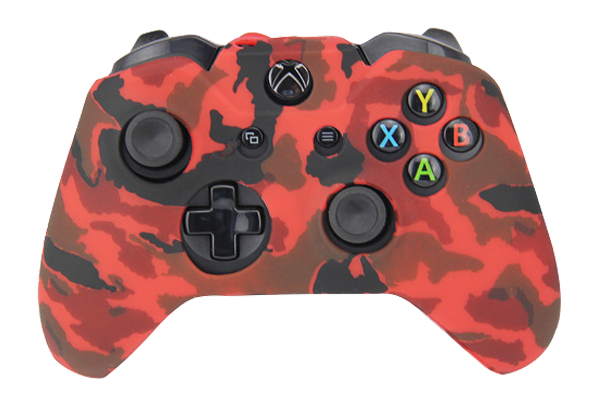 Silicone Cover For XBOX ONE Controller Skin Case Red Camo