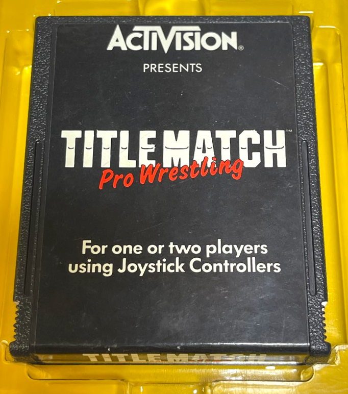 Title Match Pro Wrestling Atari 2600 *Complete* (Preowned)