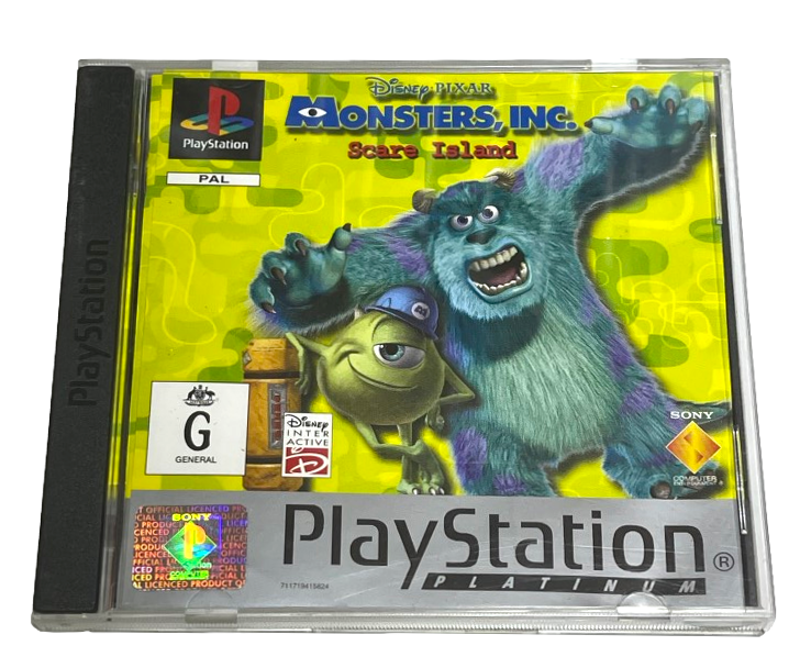 Monsters Inc Scare Island PS1 PS2 PS3 (Platinum) PAL *Complete* (Preowned)