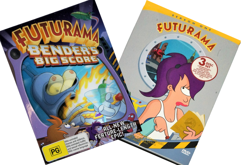Futurama Season 1 Disc Set Plus Futurama Benders Big Score DVD (Preowned)