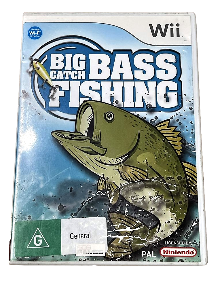 Big Catch Bass Fishing Nintendo Wii PAL *No Manual* Wii U Compatible (Pre-Owned)