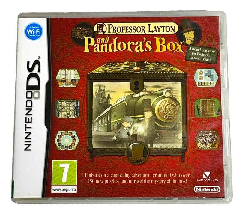 Professor Layton and Pandora's Box Nintendo DS 2DS 3DS Game *Complete* (Preowned)