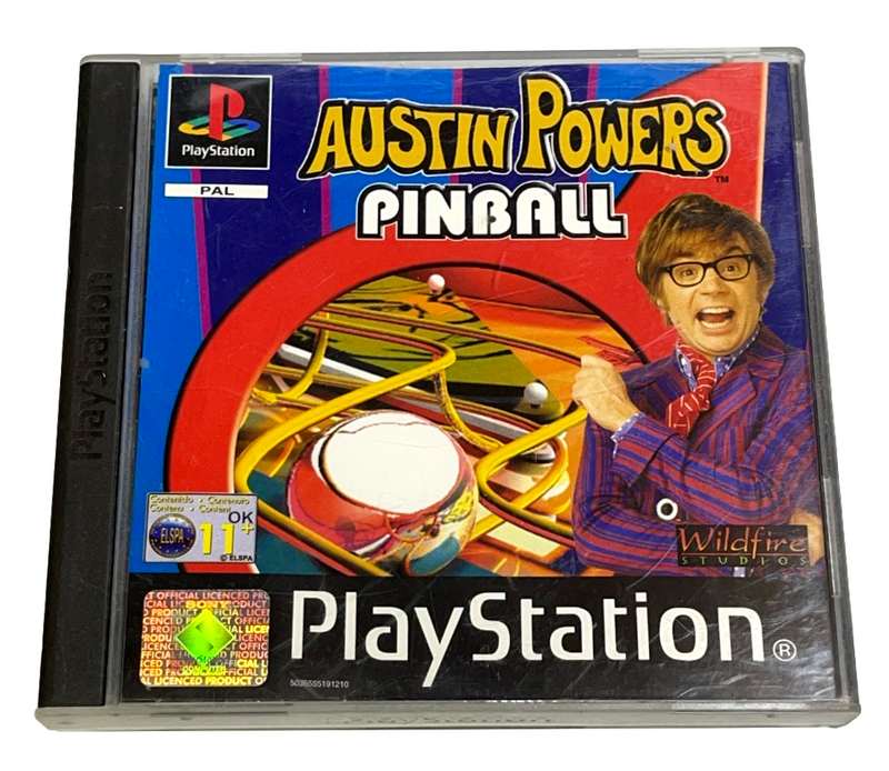 Austin Powers Pinball PS1 PS2 PS3 PAL *Complete* (Preowned)