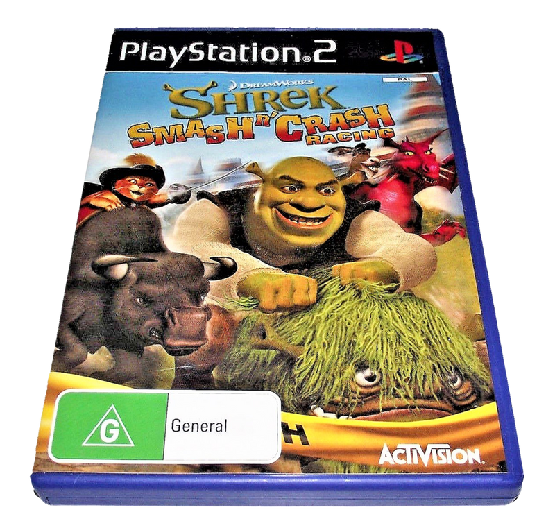 Shrek Smash N Crash Racing PS2 PAL *No Manual* (Preowned)