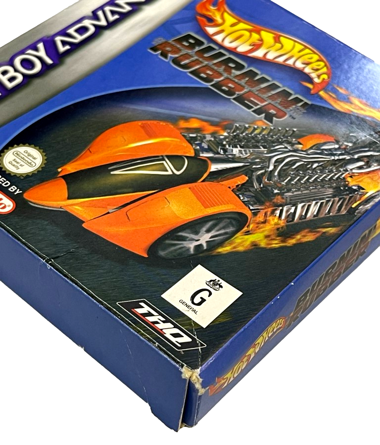 Hot Wheels Burning Rubber Nintendo Gameboy Advance GBA Complete* Boxed (Preowned)