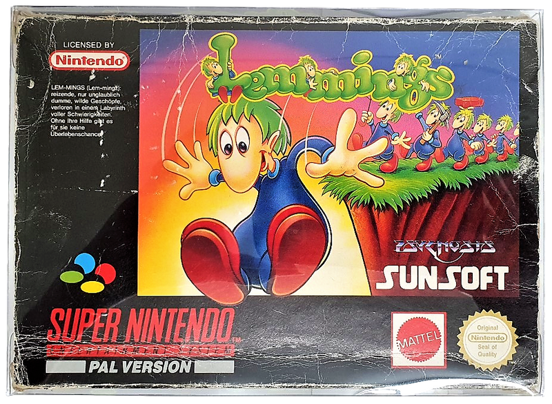 Lemmings Super Nintendo SNES Boxed *No Manual* PAL (Preowned)