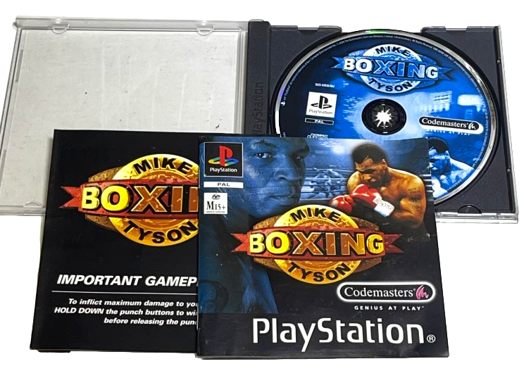 Mike Tyson Boxing PS1 PS2 PS3 PAL *No Cover Art* (Preowned)