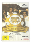 World Series Of Poker Tournament Of  Champions 2007 Nintendo Wii PAL *No Manual* (Pre-Owned)