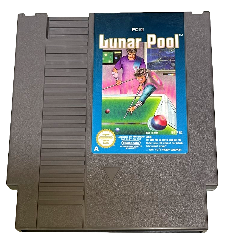 Lunar Pool Nintendo NES Boxed PAL *Complete* (Preowned)