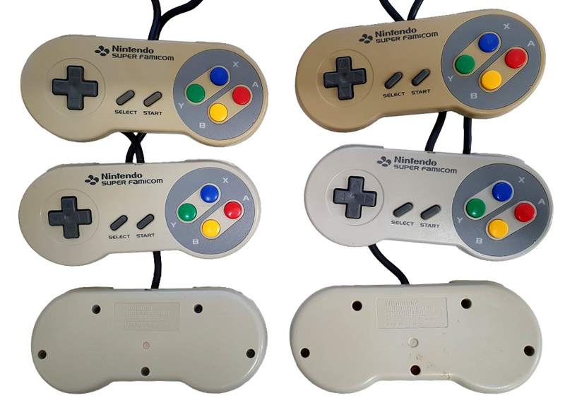 Genuine Super Famicom Nintendo Controller Random Yellowed