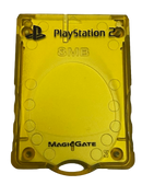 Tabbed Yellow Magic Gate PS2 Memory Card PlayStation 2 8MB  (Preowned)