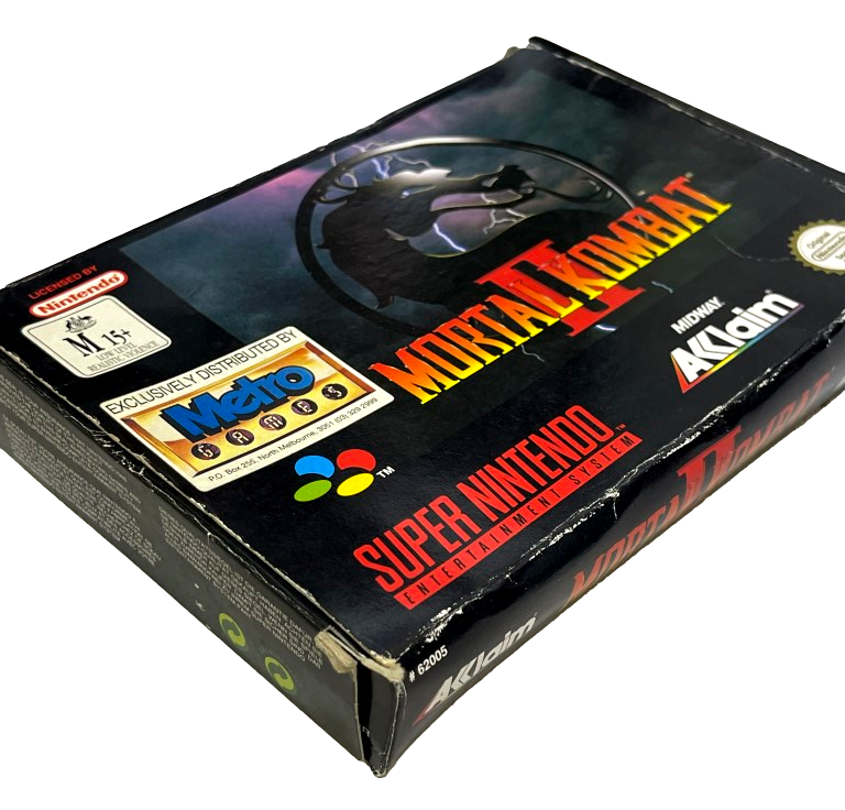 Mortal Kombat II Nintendo SNES Boxed PAL *No Manual* (Preowned)