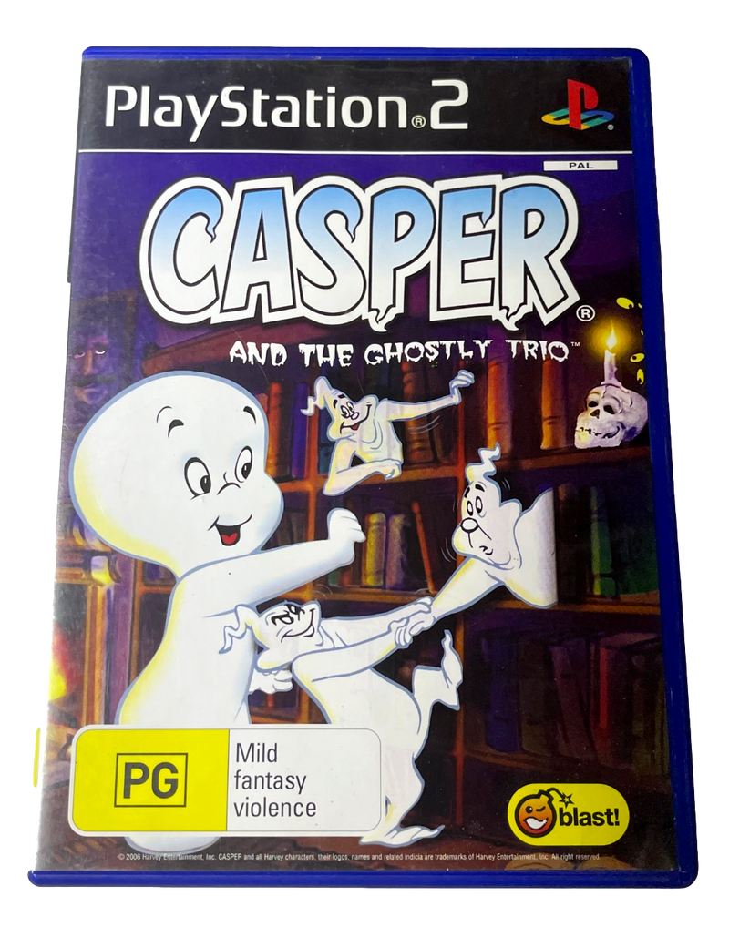 Casper And The Ghostly Trio PS2 PAL *Complete* (Preowned)