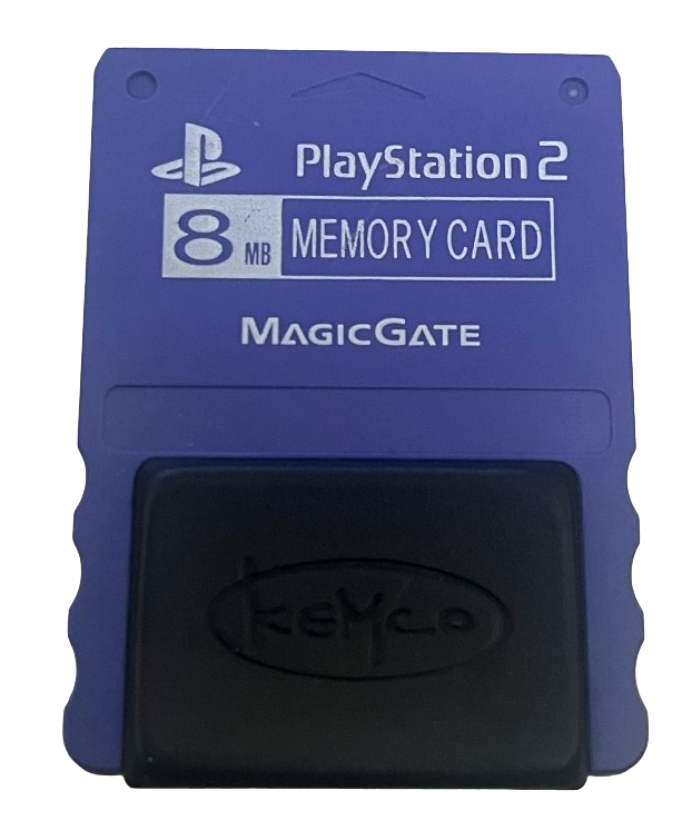 Blue Kemco Magic Gate Sony PS2 Memory Card PlayStation 2 8MB (Preowned)