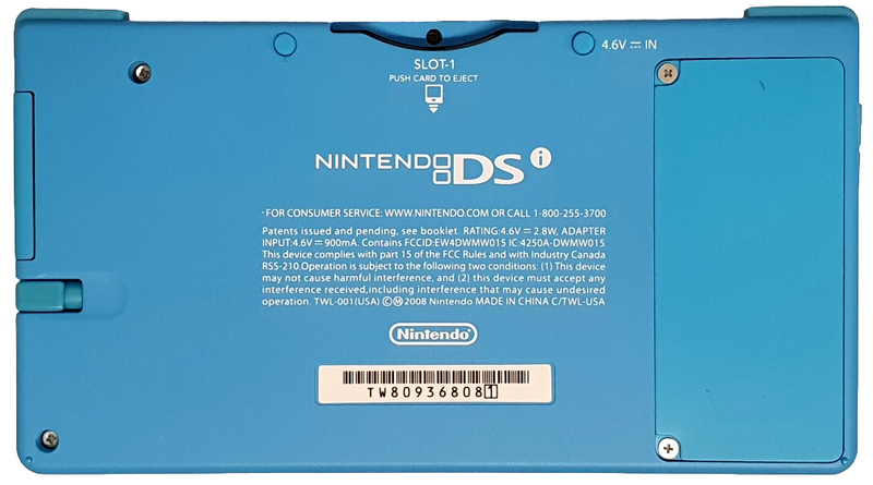 Light Blue Nintendo DSI Console + USB Charger (Refurbished)