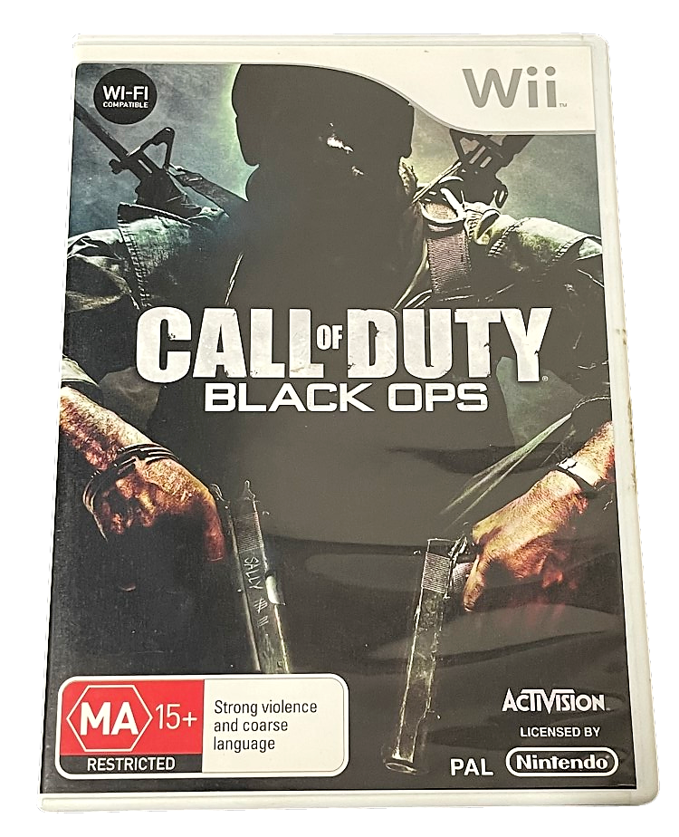 Call of Duty Black Ops Nintendo Wii PAL *No Manual* Wii U Compatible (Pre-Owned)