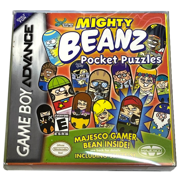 Mighty Beanz Pocket Puzzles Nintendo Gameboy Advance GBA *Complete* Boxed (Preowned)