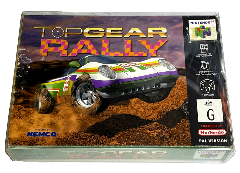 Top Gear Rally Nintendo 64 N64 Boxed PAL *Complete* (Preowned)