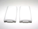 2 x White Microsoft Xbox 360 Remote Controller Battery Cover Clip Case AA - Games We Played