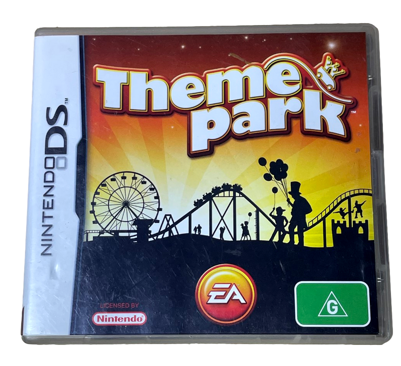 Theme Park Nintendo DS 3DS Game *Complete* (Pre-Owned)