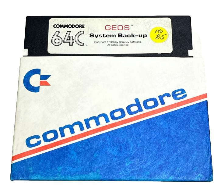 GEOS System Back-Up & Applications Commodore 64 C64 Floppy Disk Only