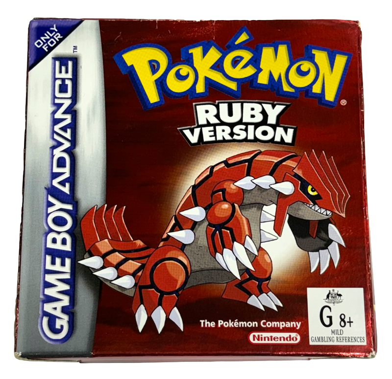 Pokemon Ruby Version Nintendo Gameboy Advance GBA *Complete* Boxed (Preowned)