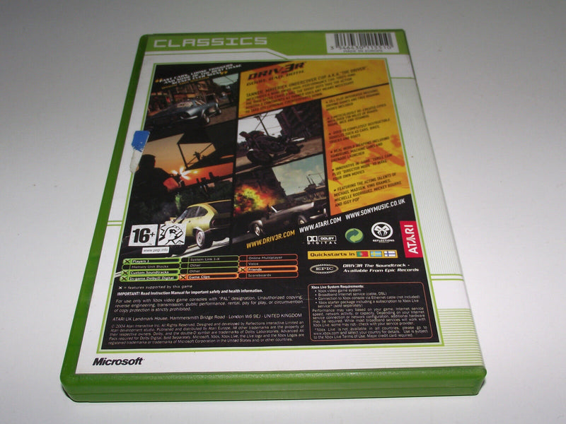 Driver 3 XBOX Original (Classics) PAL *Complete* (Pre-Owned)