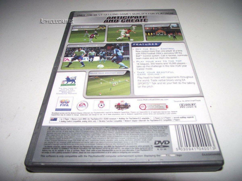 FIFA Football 2004 PS2 (Platinum) PAL *Complete* (Preowned) - Games We Played