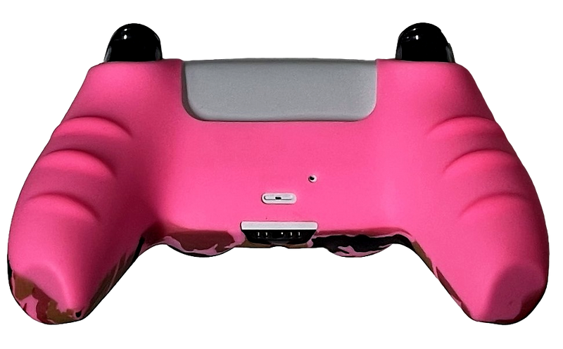 Silicone Cover For PS5 Controller Case Skin - Bubble Gum Pink Camo