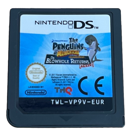 The Penguins of Madagascar Dr Blowhole Returns Nintendo DS Game *Cartridge Only* (Preowned)