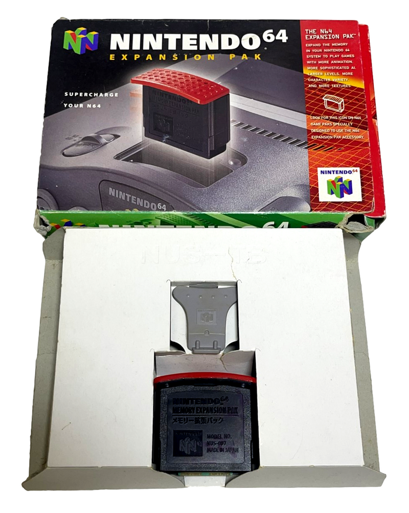 Expansion Pak Nintendo 64 N64 Boxed PAL *Complete with Puller*