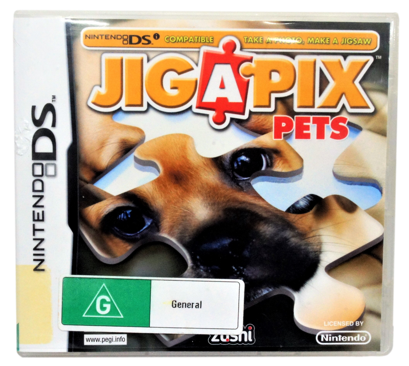 Jigapix Pets Nintendo DS 3DS Game *Complete* (Pre-Owned)