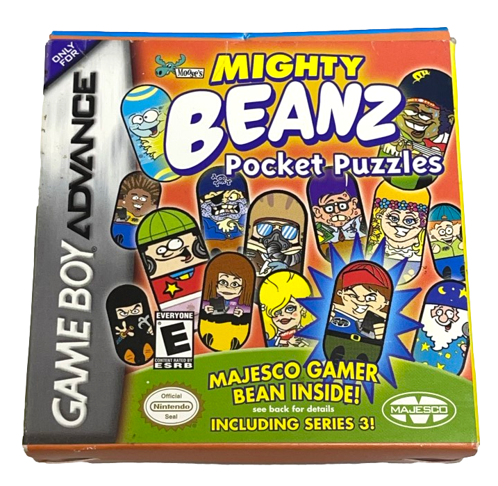 Mighty Beanz Pocket Puzzles Nintendo Gameboy Advance GBA *Complete* Boxed (Preowned)