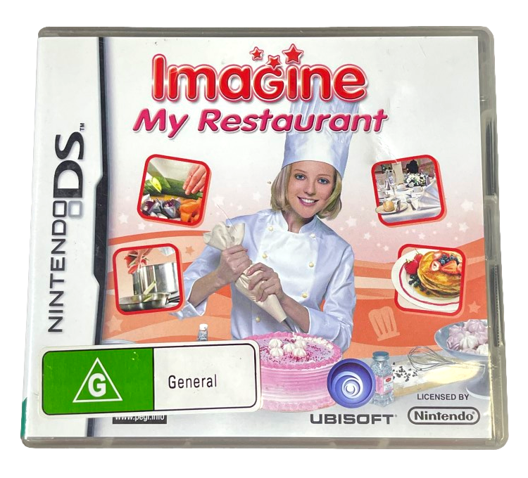 Imagine My Restaurant Nintendo DS 2DS 3DS Game *No Manual* (Pre-Owned)