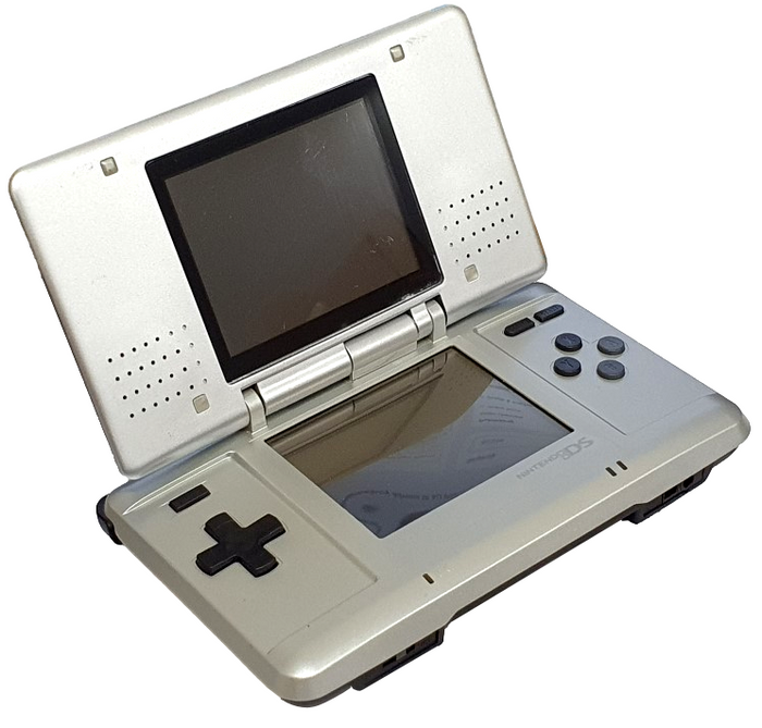 Nintendo DS Original Phat NTR-001 Silver Console Boxed