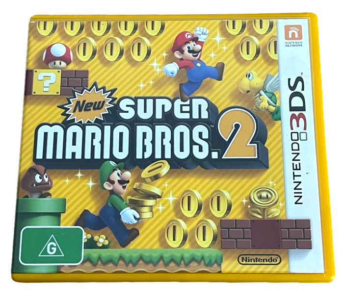 Super Mario Bros 2 Nintendo 3DS 2DS Game *Complete*